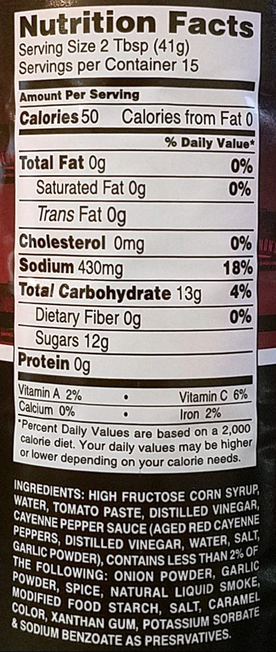 Vernon's Smokehouse BBQ Sauce - Image 2