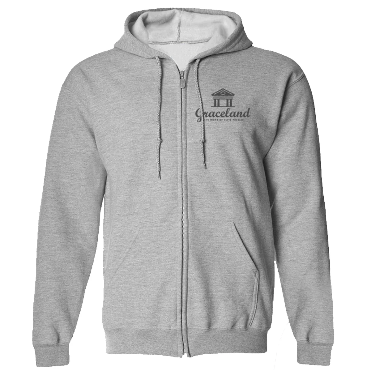 Where Elvis Lives Zip Hoodie - Image 2